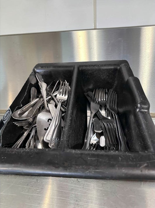 Exceptional Condition – Commercial Stainless Steel Flatware Lot – Restaurant Forks & Spoons – Bulk Set – Fully Serviceable!