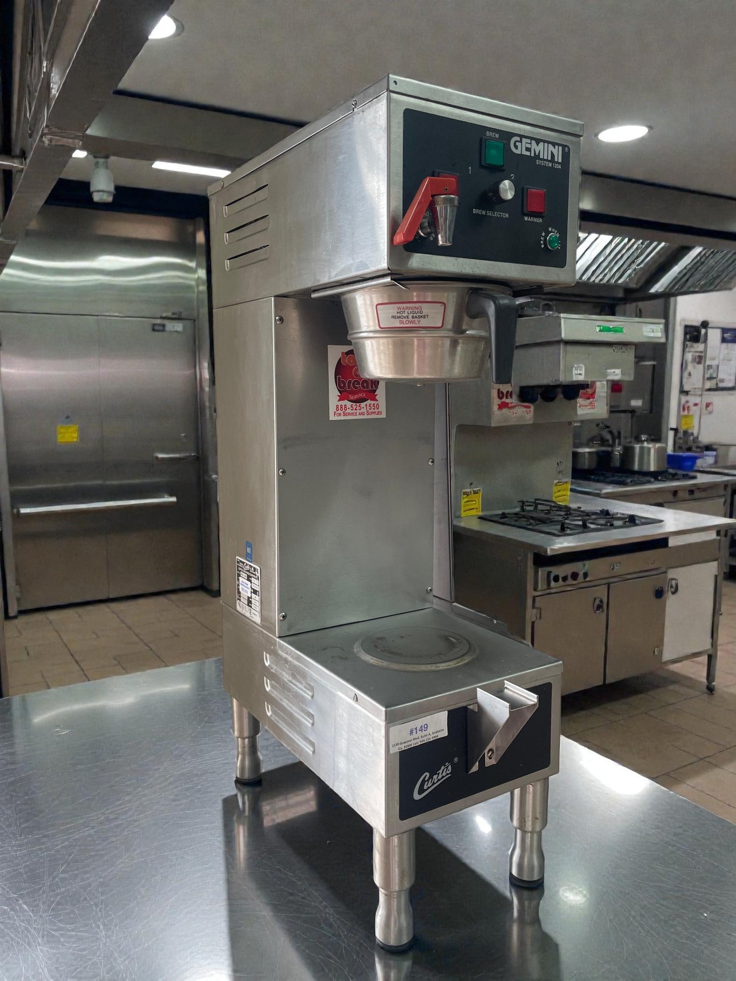 Immaculate Condition – Curtis GEM-120A Commercial Coffee Brewer – 115V / Single Phase – Fully Tested & Working!