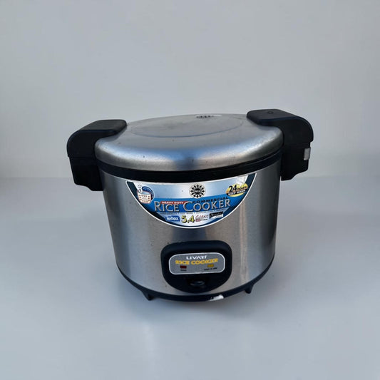 High-Grade Condition – Livart L-350 – Commercial 28-Cup Rice Cooker & Warmer – 5.4-Liter Capacity – 1,550W – 120V – Stainless Steel – Fully Tested & Operational!