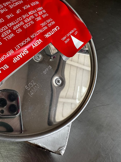 Pristine Condition – Waring BFP13 5/32” Slicing Plate Complete /F – 4mm Commercial Food Processor Disc – New – Ready for Use!