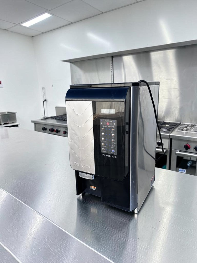 Outstanding Condition – BUNN Crescendo® 44300.0213 – Commercial Bean-to-Cup Espresso & Specialty Beverage Machine – 9 Drink Selections – 220–240V – Fully Tested & Operational!