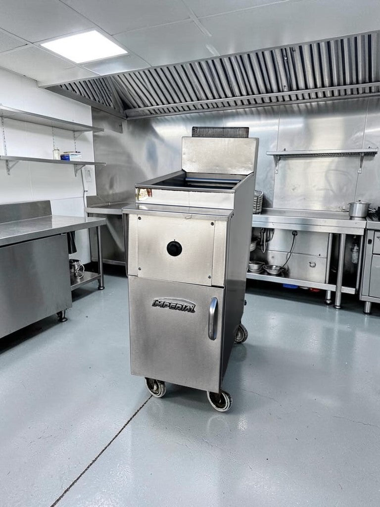 Dependable Condition – Imperial IPC-14 – Commercial 12-Gallon Gas Pasta Cooker – 105,000 BTU – Stainless Steel – Floor Model – Fully Tested & Operational!