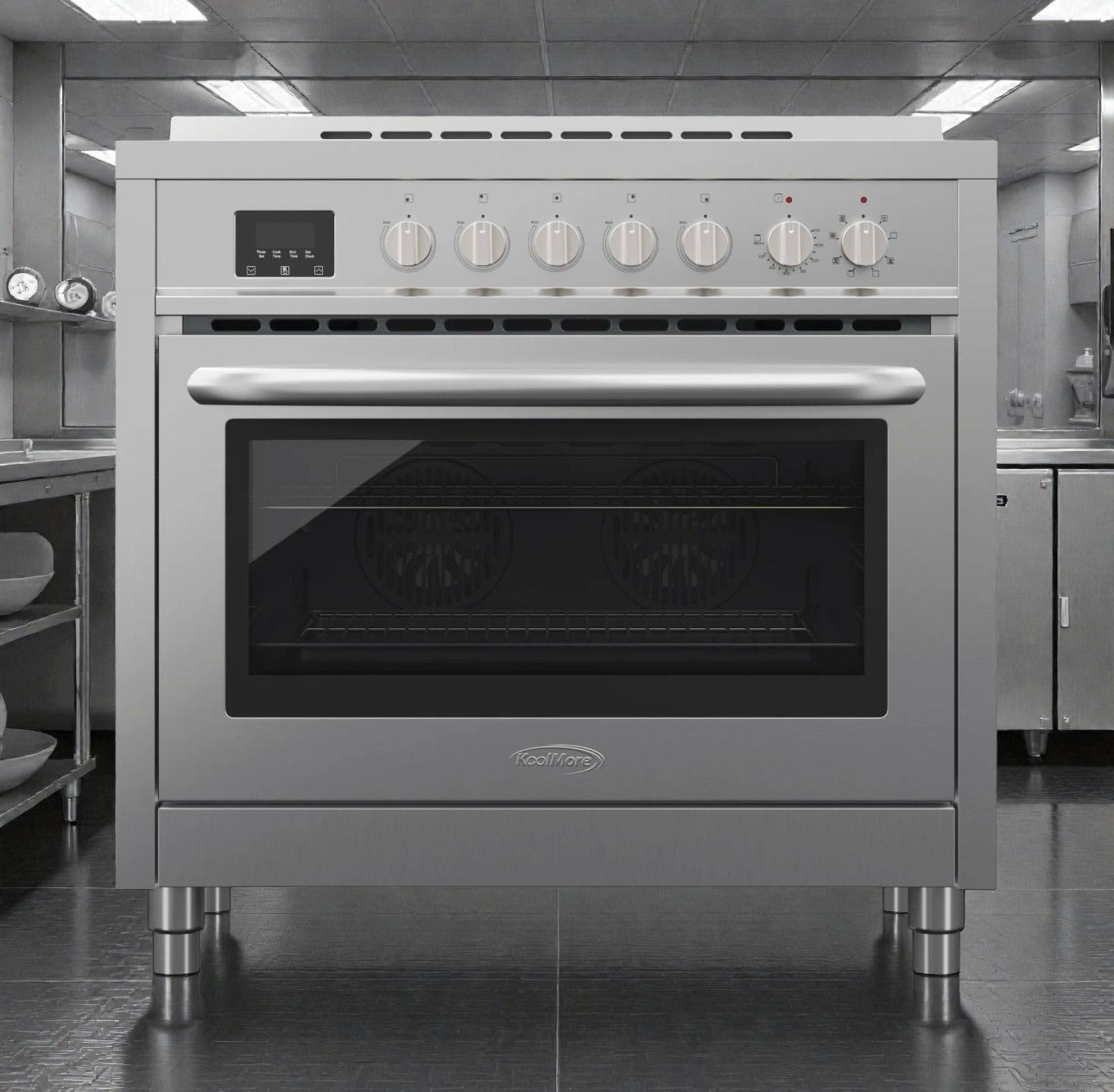 Brand New –  Scratch & Dent - KoolMore 36" Professional Electric Range