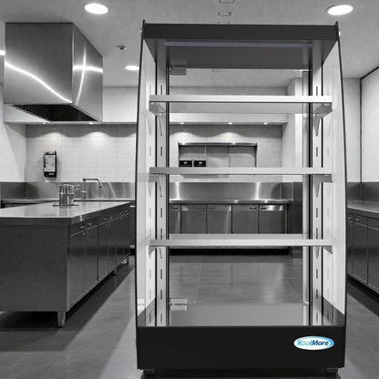 Brand New in Original Box  – Pristine Condition – KoolMore DC-3CB – Countertop Self-Service Pastry Display Case – LED Lighting – Rear Door – 2.7 Cu. Ft.!