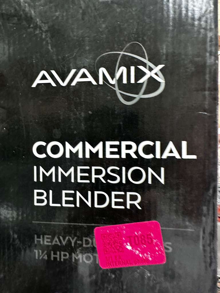 New Condition – AvaMix IBHD21 – 21" Heavy-Duty Variable Speed Immersion Blender – 1 1/4 HP – Fully Tested & Operational!