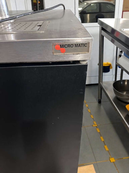 Outstanding Condition – Micro Matic Commercial Beer Kegerator – Dual Tap Draft System – Stainless Steel – Fully Tested & Operational!