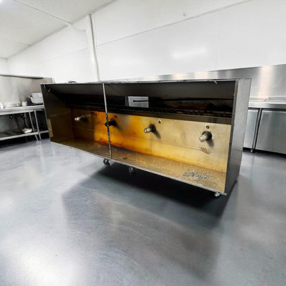 High-Grade Condition – Commercial Stainless Steel Exhaust Hood – Wall Mount Kitchen Hood – Heavy Duty Ventilation System – Fully Functional & Ready for Installation!