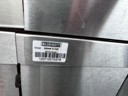 Exceptional Condition – Blodgett MARK V-100 DBL – 38" Double-Deck Electric Convection Oven – 220/240V, Single Phase – ENERGY STAR® – Fully Tested & Operational!