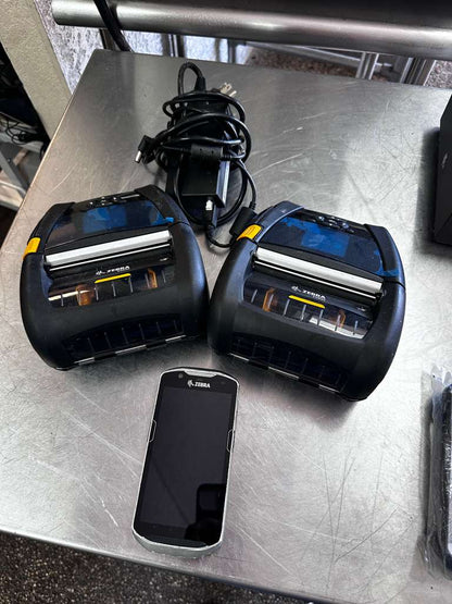 Elite Condition – Zebra ZQ630 Mobile Thermal Label Printer System Lot – Dual Printer Package – Fully Tested & Operational!
