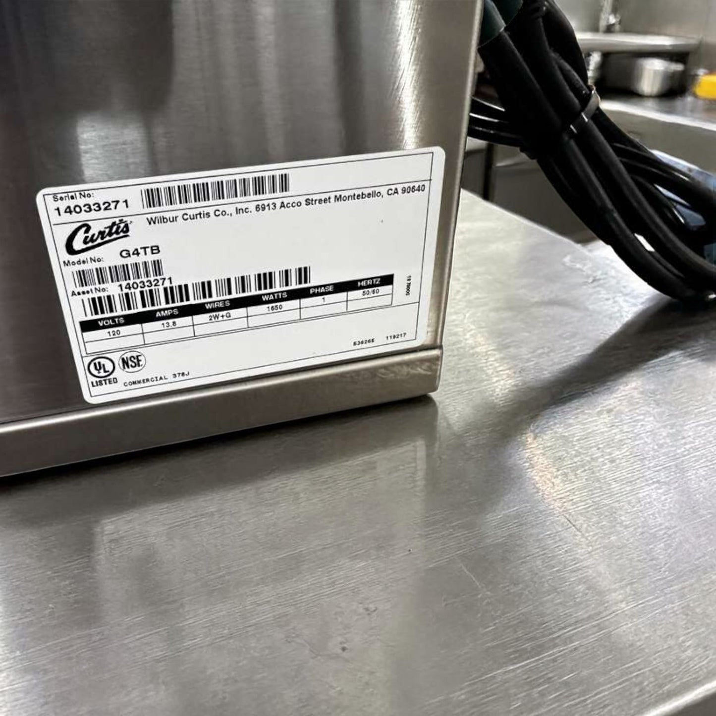 Immaculate Condition – Curtis G4TB Commercial Tea Brewer – 3–5 Gallon Capacity – 120V – Digital Control – Like-New Performance!