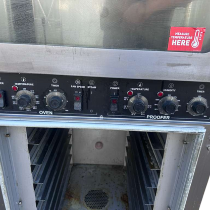 Immaculate Condition – Nu-Vu OP-4/8M Commercial Oven & Proofer Combo – 208V 3 Phase – Fully Tested & Operational!