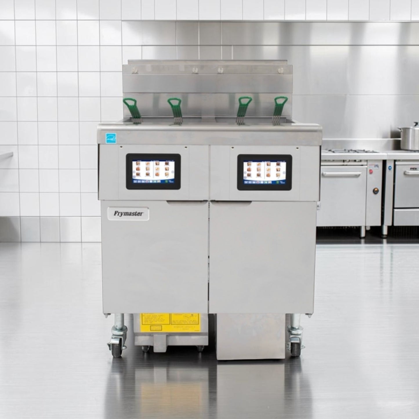 Prime Condition – Frymaster 2FQG30U FilterQuick – Dual Commercial Natural Gas Fryer Battery – Two 30-Lb. Frypots – SMART4U 3000 Controllers – Built-In Filtration – 140,000 BTU – Fully Tested & Operational!