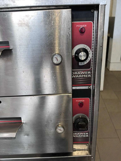 Refined  Condition – Wittco Commercial Double Drawer Warmer – Stainless Steel – UL Listed – Fully Tested & Operational!
