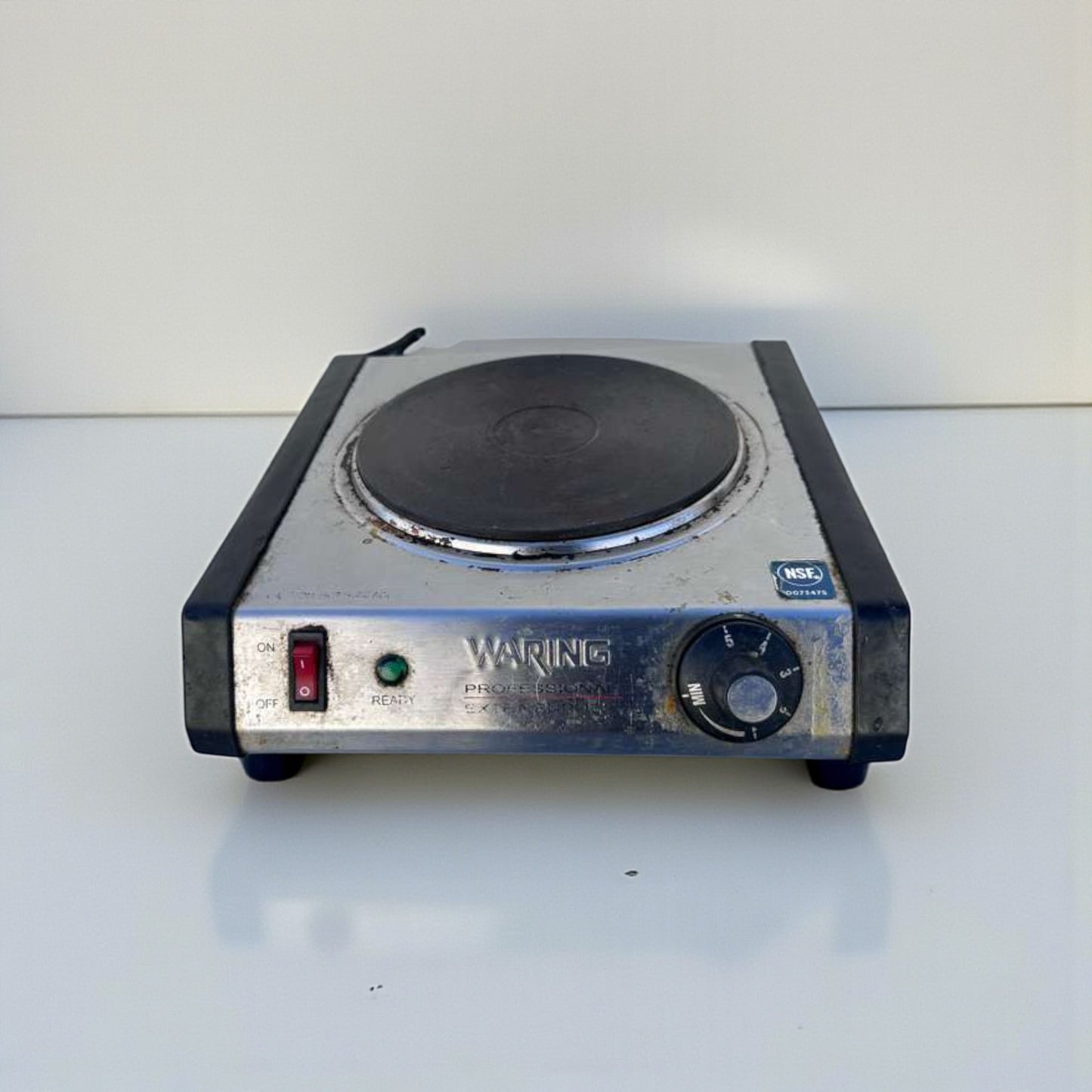 Excellent Condition – Waring WEB300 – Commercial Single Burner Hot Plate – 120V – UL Listed – Fully Tested & Operational!