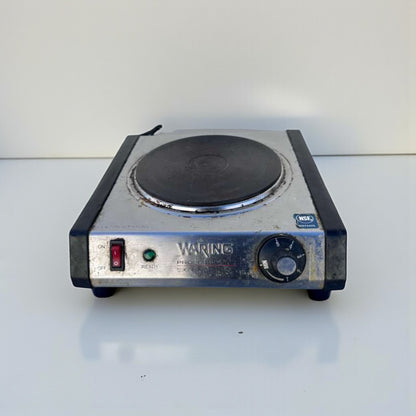 Excellent Condition – Waring WEB300 – Commercial Single Burner Hot Plate – 120V – UL Listed – Fully Tested & Operational!