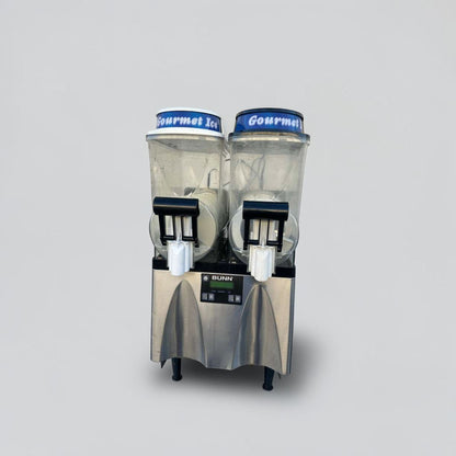 Superior Condition – BUNN ULTRA-2 HP – Twin 3 Gallon Commercial Frozen Beverage / Slush Machine – 120V – Stainless & Black – NSF Listed – Fully Tested & Operational!