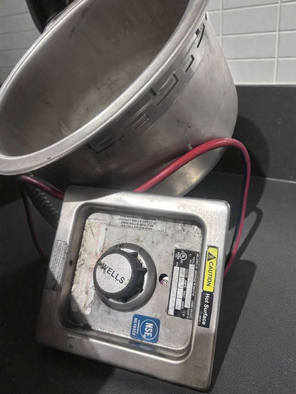 Pristine Condition – Wells Commercial Electric Soup Warmer / Hot Food Well – Countertop – Stainless Steel – UL & NSF Listed – Fully Tested & Operational!