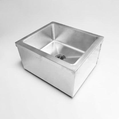 Brand New Condition – Kintera KMS1 – Stainless Steel Floor-Mounted Mop Sink – 20" x 16" x 6" Bowl – 16 Gauge 304 Stainless Steel – NSF Certified – Ready for Immediate Use!