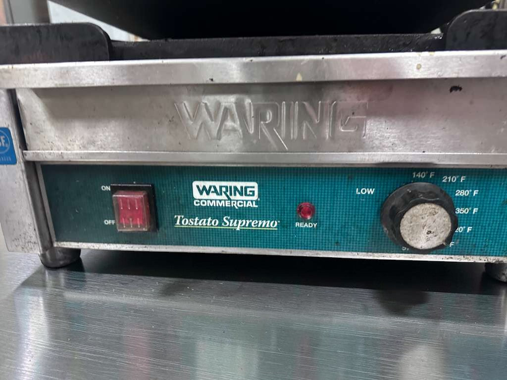 Premium Condition – Waring Commercial WFG275 – Tostato Supremo Panini Grill – 120V – UL Listed – Fully Tested & Operational!