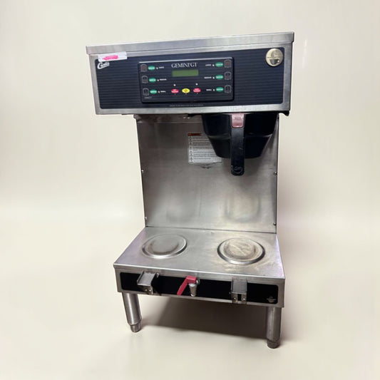 High-Quality Condition – Curtis GEMTS10A1000 Gemini Twin Commercial Coffee Brewer – 220V – UL & NSF Listed – Fully Tested & Operational!