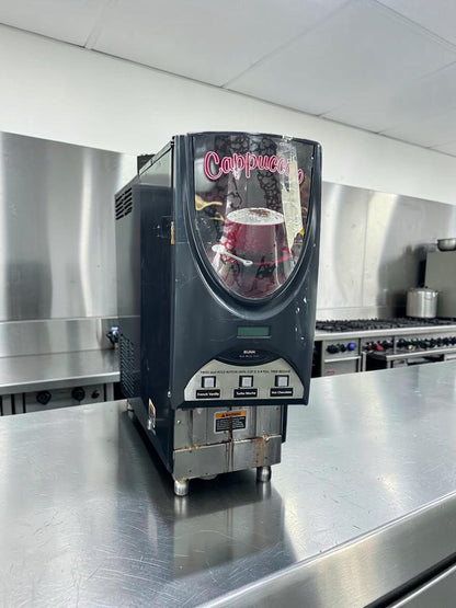 First-Class Condition – Bunn iMIX-3S+ 38600.0300 – 3-Hopper Hot Cappuccino / Powdered Beverage Dispenser – 120V – NSF & ETL Listed – Fully Tested & Operational!
