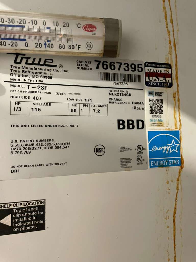 Pristine Condition – True T-23F Commercial Reach-In Freezer – 115V / Single Phase – Fully Tested & Working!