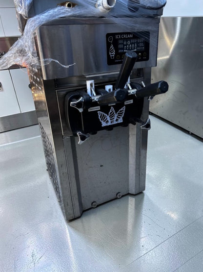 Like-New Condition – VEVOR ZM-A168 – Commercial Countertop Soft Serve Ice Cream Machine – 2+1 Flavor – 5 Gal/H – 110V – 1200W – Fully Tested & Operational!