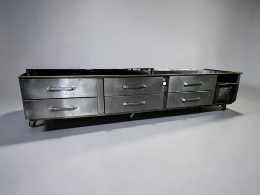 Superior Condition – Randell LPRES1L3-120C4 120” Refrigerated Equipment Stand – 6 Drawers – Self-Contained – Fully Tested & Operational!