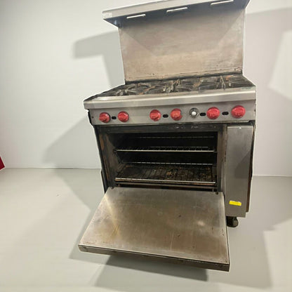Premium Condition – American Range Commercial Gas Range (6 Burners w/ Oven) – Fully Tested & Working!