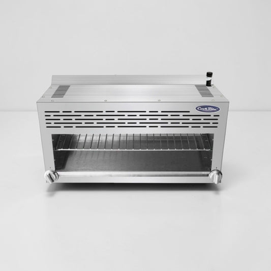 Superior Condition – Atosa ATCM-36 CookRite 36" Gas Cheesemelter – Dual Infrared Burners – Commercial Salamander Broiler – Fully Tested & Operational!