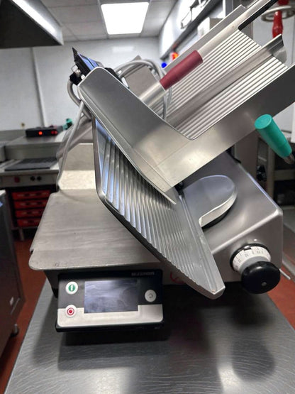 Exceptional Condition – Bizerba GSP HD IW-90 GCB Commercial Semi-Automatic Meat Slicer – Fully Tested & Working