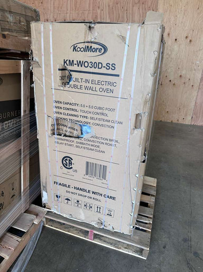 Brand New - Never Used – Scratch & Dent KoolMore KM-WO30D-SS 30″ Electric Double Wall Oven
