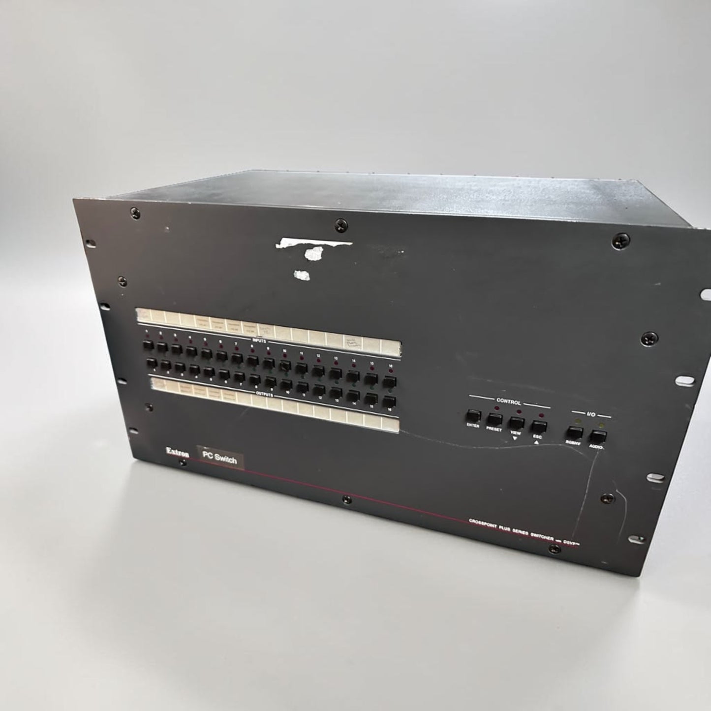 Dependable Condition – Extron CrossPoint Plus 1616 HVA – 16×16 RGBHV & Stereo Audio Matrix Switcher – 425 MHz – Fully Tested & Operational!