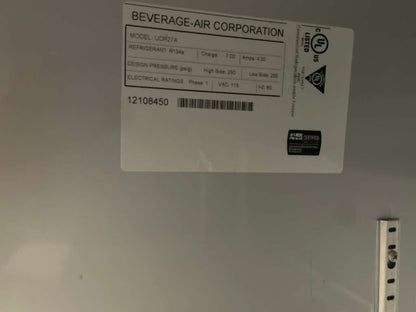 Immaculate Condition – Beverage-Air Commercial Undercounter Refrigerator - 115V / Single Phase - Fully Tested & Working!