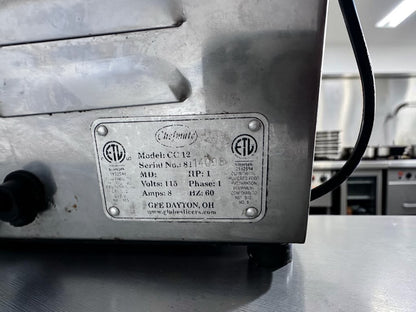 Outstanding Condition – Globe Chefmate CC12 – Commercial Meat Chopper Grinder – 1 HP, #12 Head – 250 lb/hr - Fully Tested & Operational!