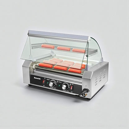 Pristine Condition – Seeutek Hot Dog Roller Grill – 7 Rollers / 24 Hot Dog Capacity – 120V – Fully Tested & Working