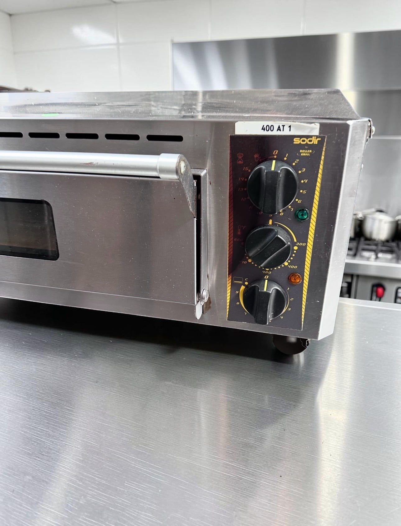 Elite Condition – Equipex SODIR PZ4302D – Countertop Electric Pizza Oven – Single Deck Fire Brick Stone Oven – 120V – 5700W – ETL Listed – Fully Tested & Operational!
