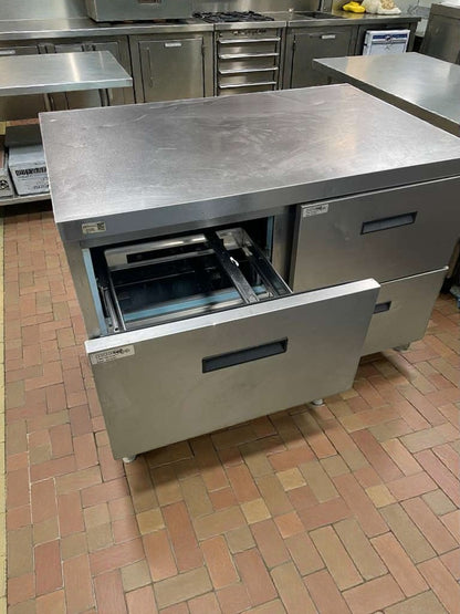 Pristine Condition – Delfield Undercounter Refrigerator with Drawers  - 115V / Single Phase - Fully Tested & Working!