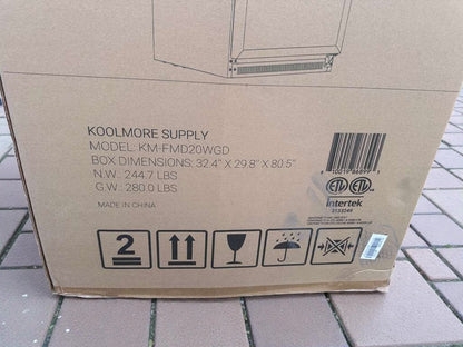 Brand New – Scratch & Dent – Koolmore Commercial Reach-In Freezer with Glass Door