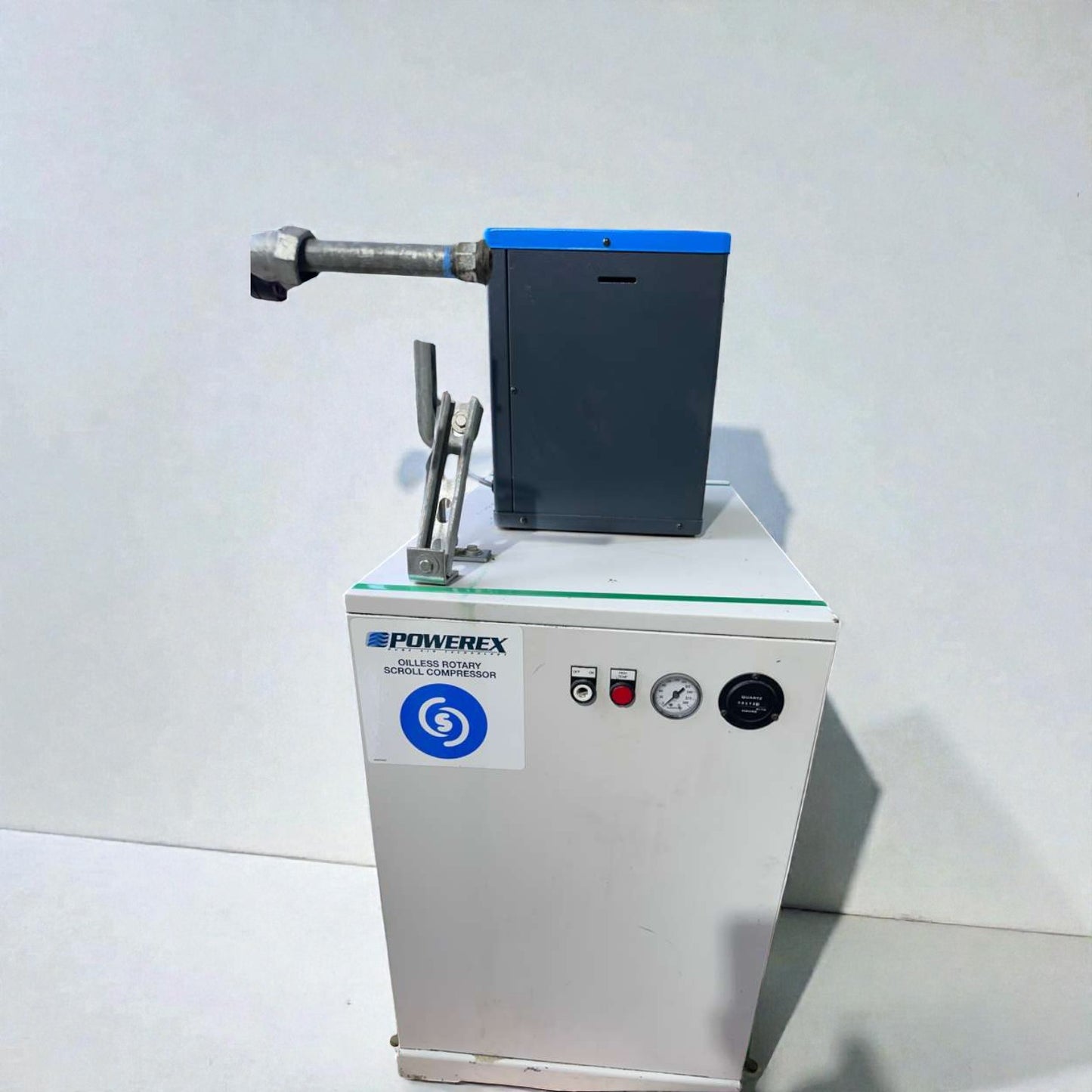 Superior Condition – Powerex Oil-Less Scroll Air Compressor w/ SPX Hankison Air Dryer – 115V – Fully Tested & Working!