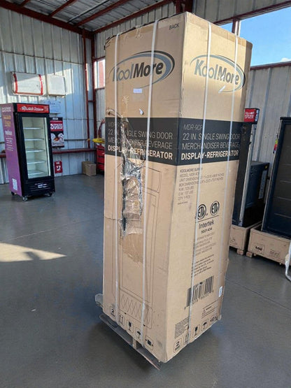 Brand New – Scratch & Dent – KoolMore MDR-9CP Electric Merchandiser Refrigerator (9 Cu. Ft.
