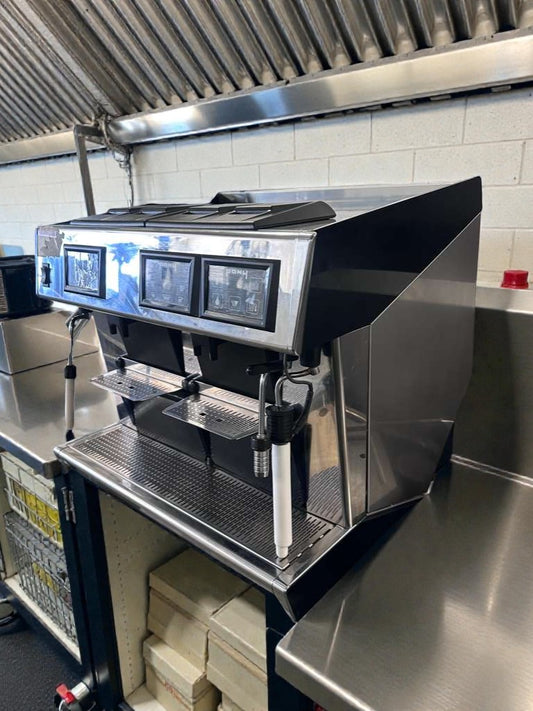 Premium Condition – Pony 2 Group Commercial Automatic Espresso Machine – Touchscreen Controls – Stainless Steel – Fully Tested & Operational!