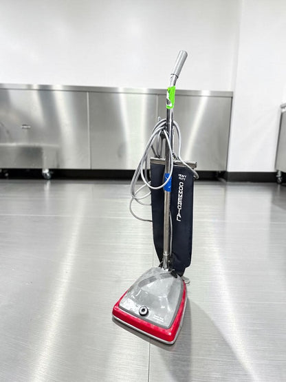 High-Quality Condition – Sanitaire TRADITION Heavy-Duty Commercial Upright Vacuum – 12" Cleaning Path – Shake-Out Bag – Chrome Hood – Fully Tested & Operational!