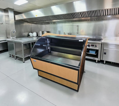 Immaculate Condition – Federal Industries 48" – Commercial Horizontal Refrigerated Open Merchandiser – Curved Glass – Self-Service Display – Fully Tested & Operational!