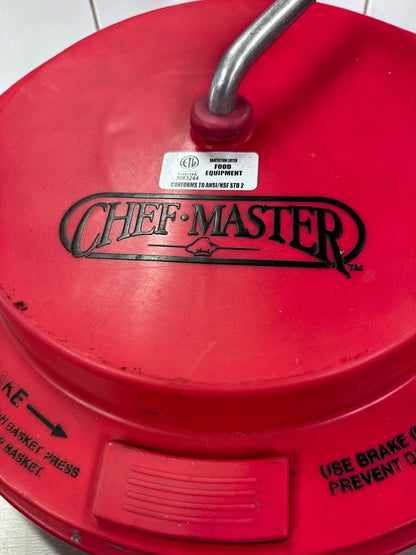 High-Grade Condition – Chef-Master 90005 – Commercial 5-Gallon Manual Salad Spinner & Dryer with Patented Brake – NSF Certified – Fully Tested & Operational!