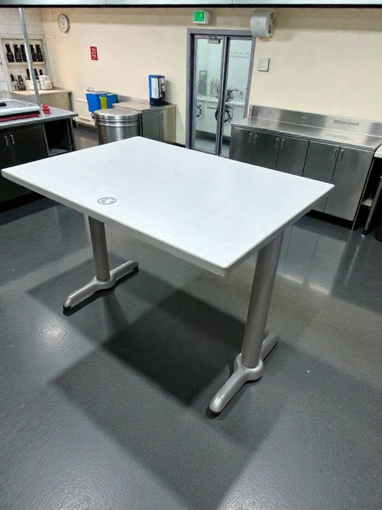 Superior Condition – Commercial Restaurant Dining Table – Laminate Top – Heavy-Duty Metal Base – Fully Inspected & Ready for Use! (QTY 3 Available)