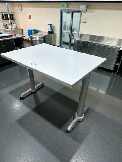 Superior Condition – Commercial Restaurant Dining Table – Laminate Top – Heavy-Duty Metal Base – Fully Inspected & Ready for Use! (QTY 3 Available)