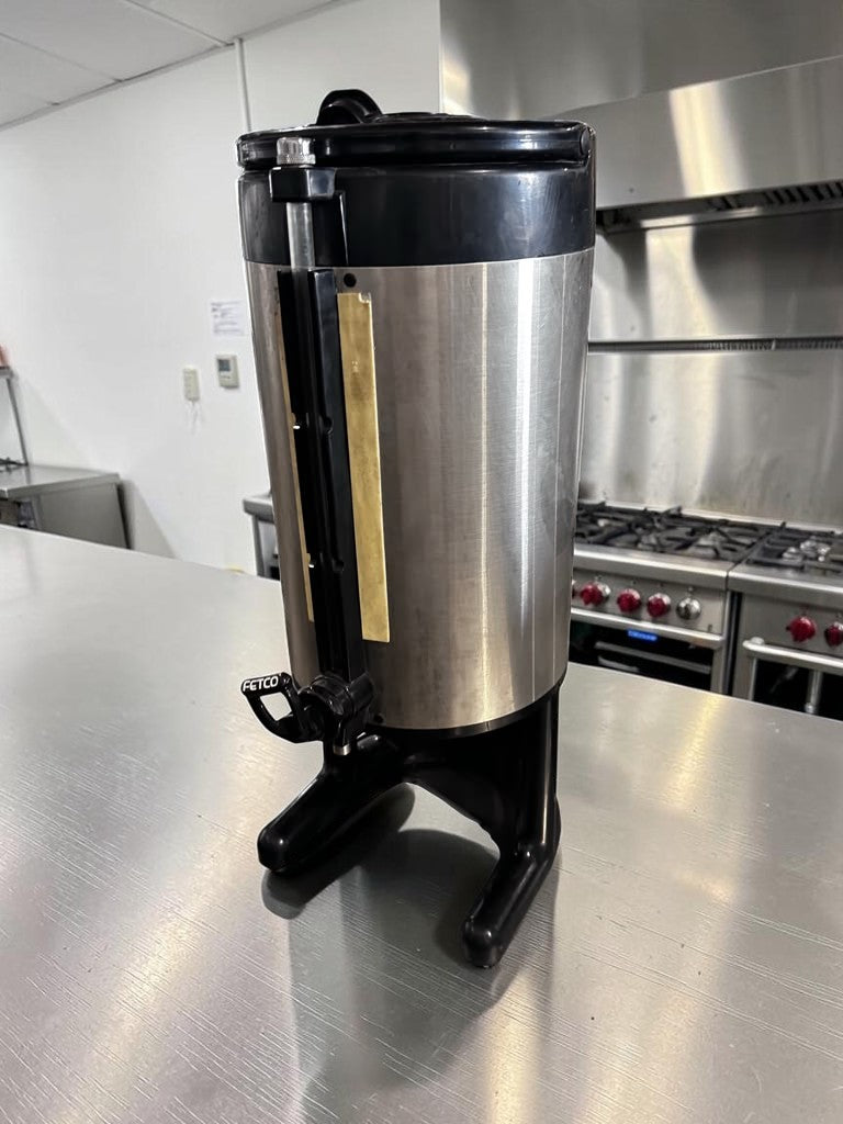 Optimal Condition – FETCO LUXUS LD-15 – 1.5-Gallon Thermal Coffee Dispenser – Stainless Steel – Non-Electric – Fully Tested & Operational!