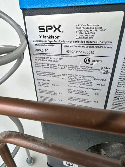 Superior Condition – Powerex Oil-Less Scroll Air Compressor w/ SPX Hankison Air Dryer – 115V – Fully Tested & Working!