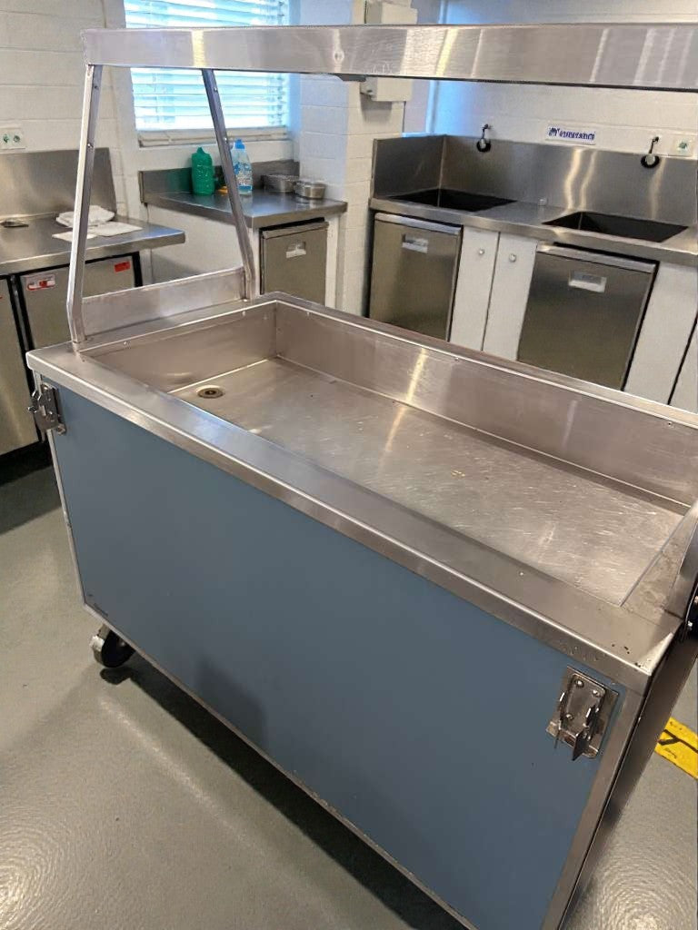 High-Grade Condition – Duke Aerotot Mobile Cold Food Serving Station – Stainless Steel – Fully Tested & Operational!